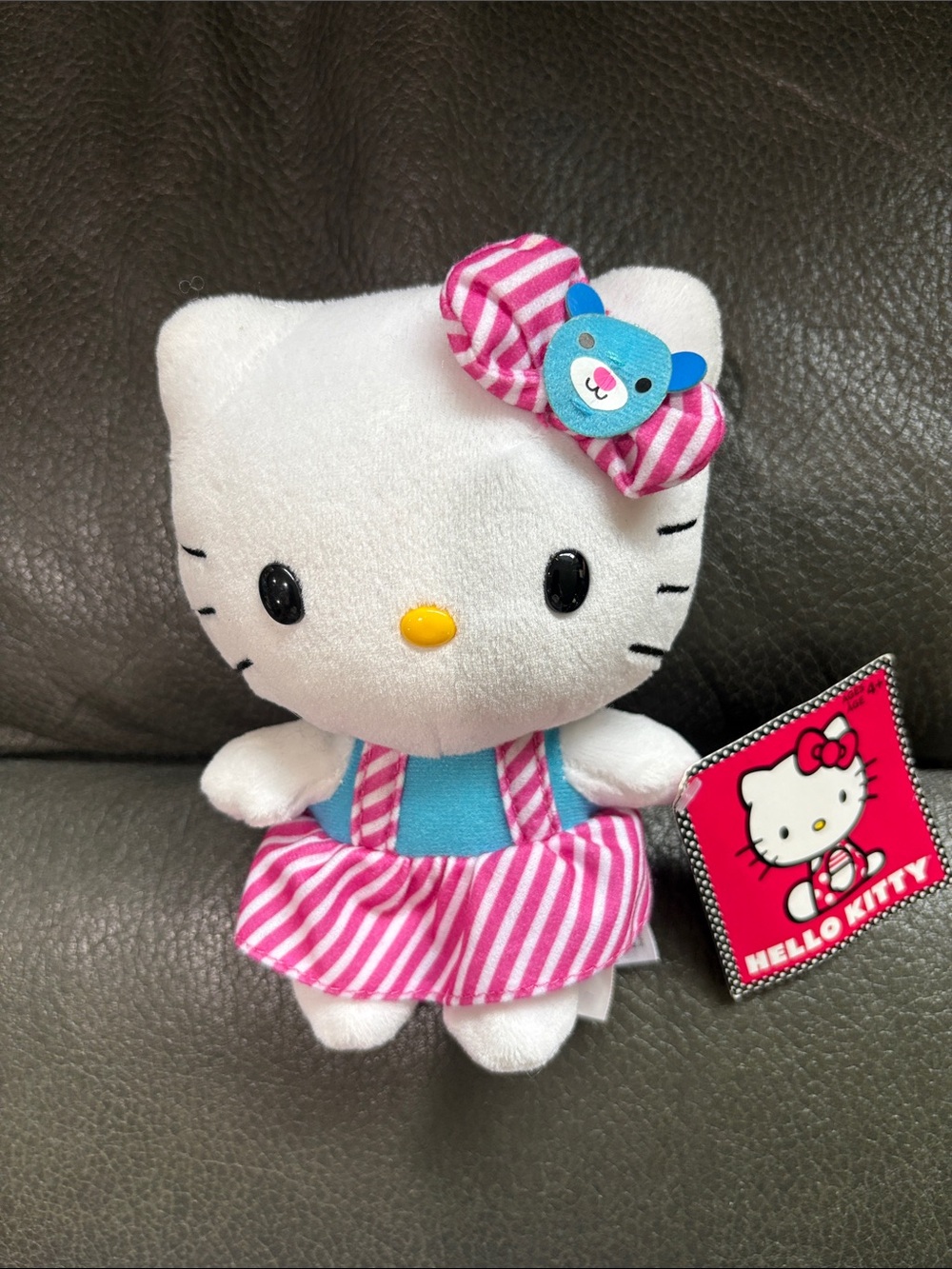 Hello kitty plush with matching dress and bow